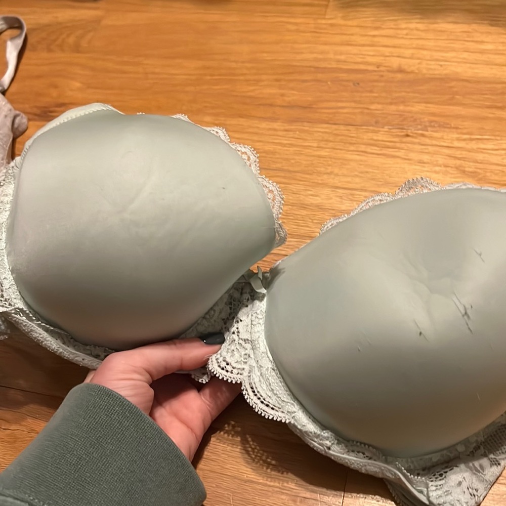 Light blue VS dream angels bra